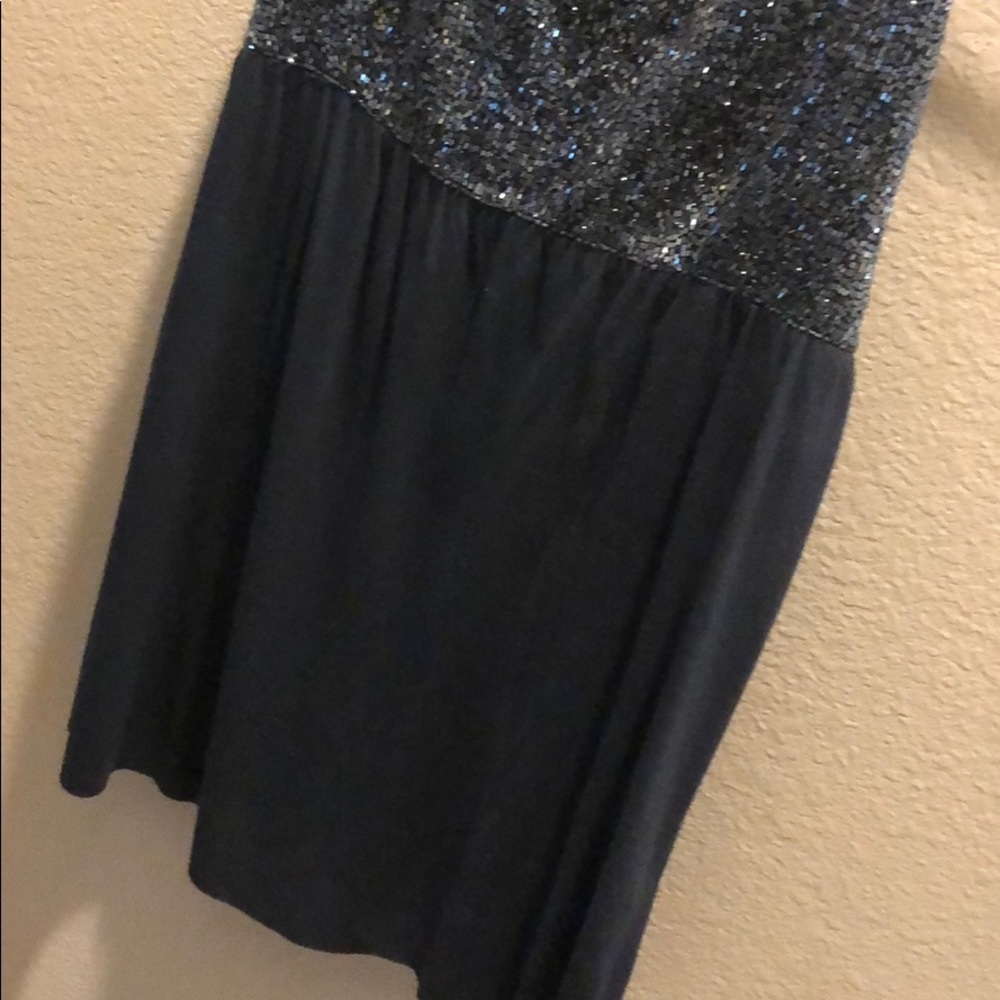 Beaded Navy Racerback Top - Small - Picture 2 of 5